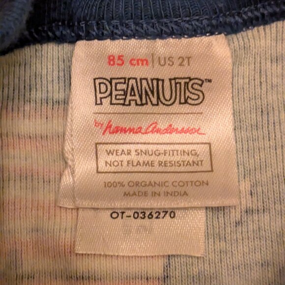 Snoopy Hanna Andersson Pajamas (2T) - Picture 3 of 5